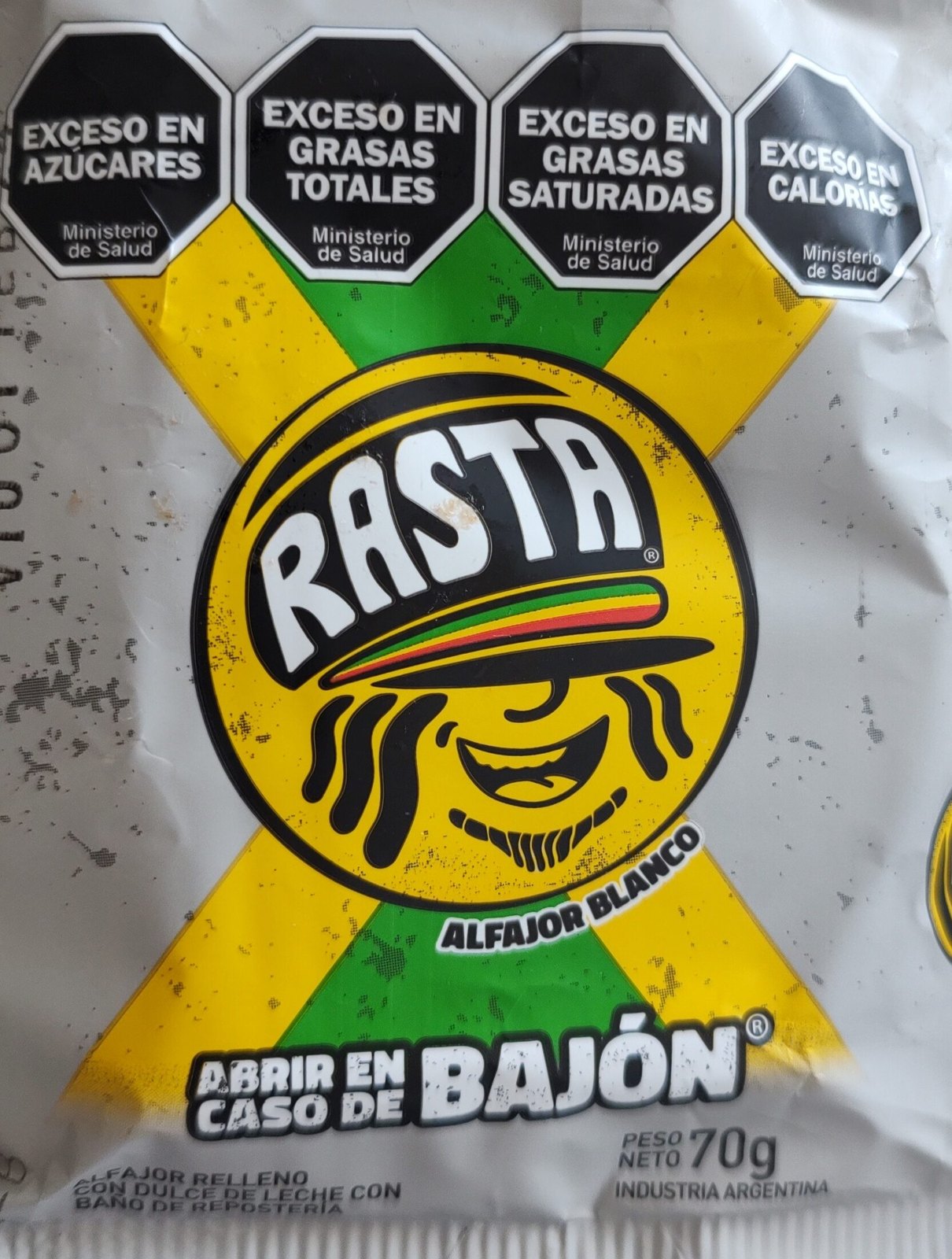 Alfajor Blanco Rasta