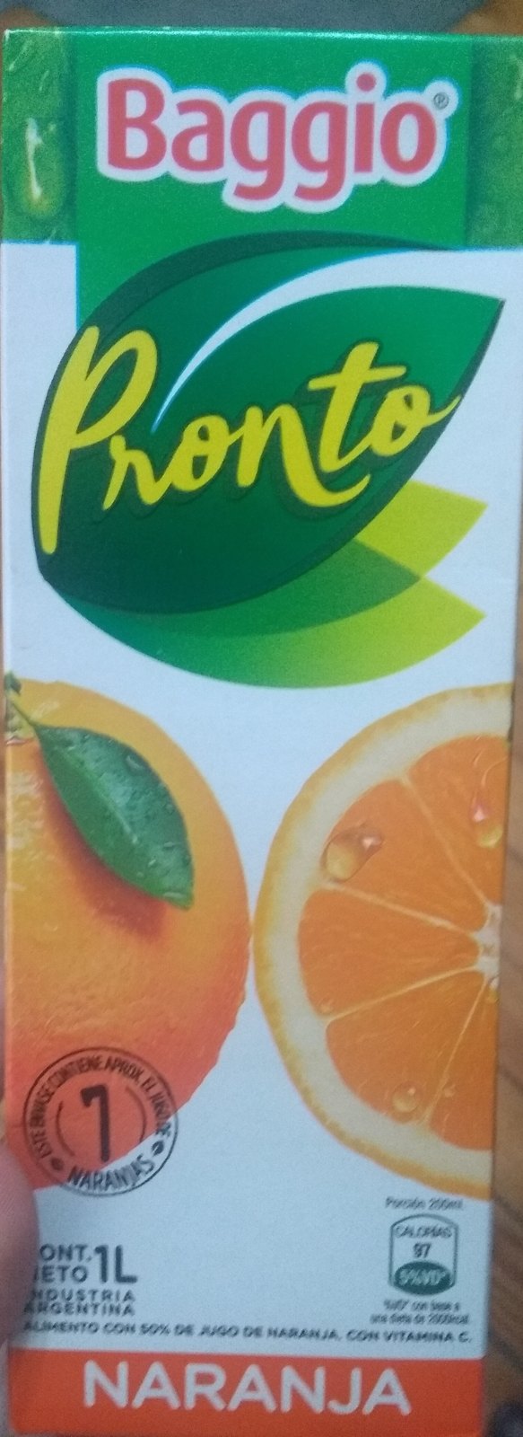 Jugo Naranja Baggio 1 L