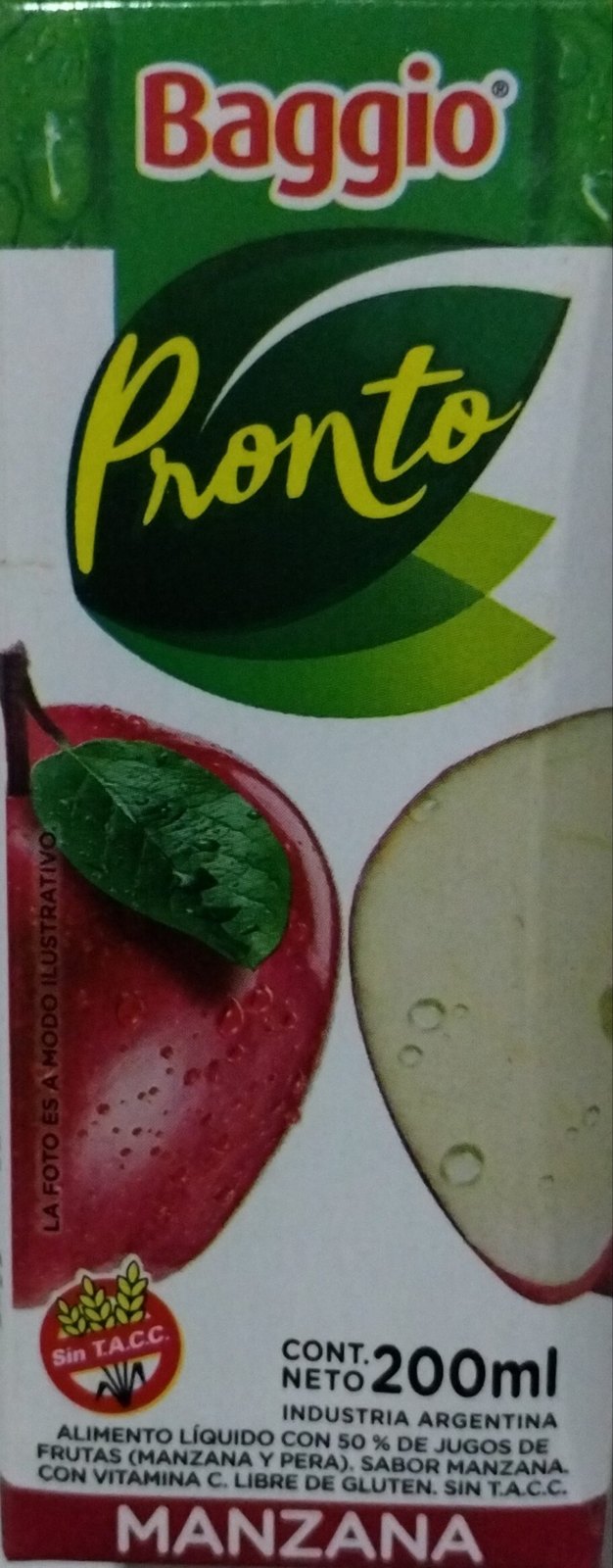 Jugo Manzana Baggio 200 ml