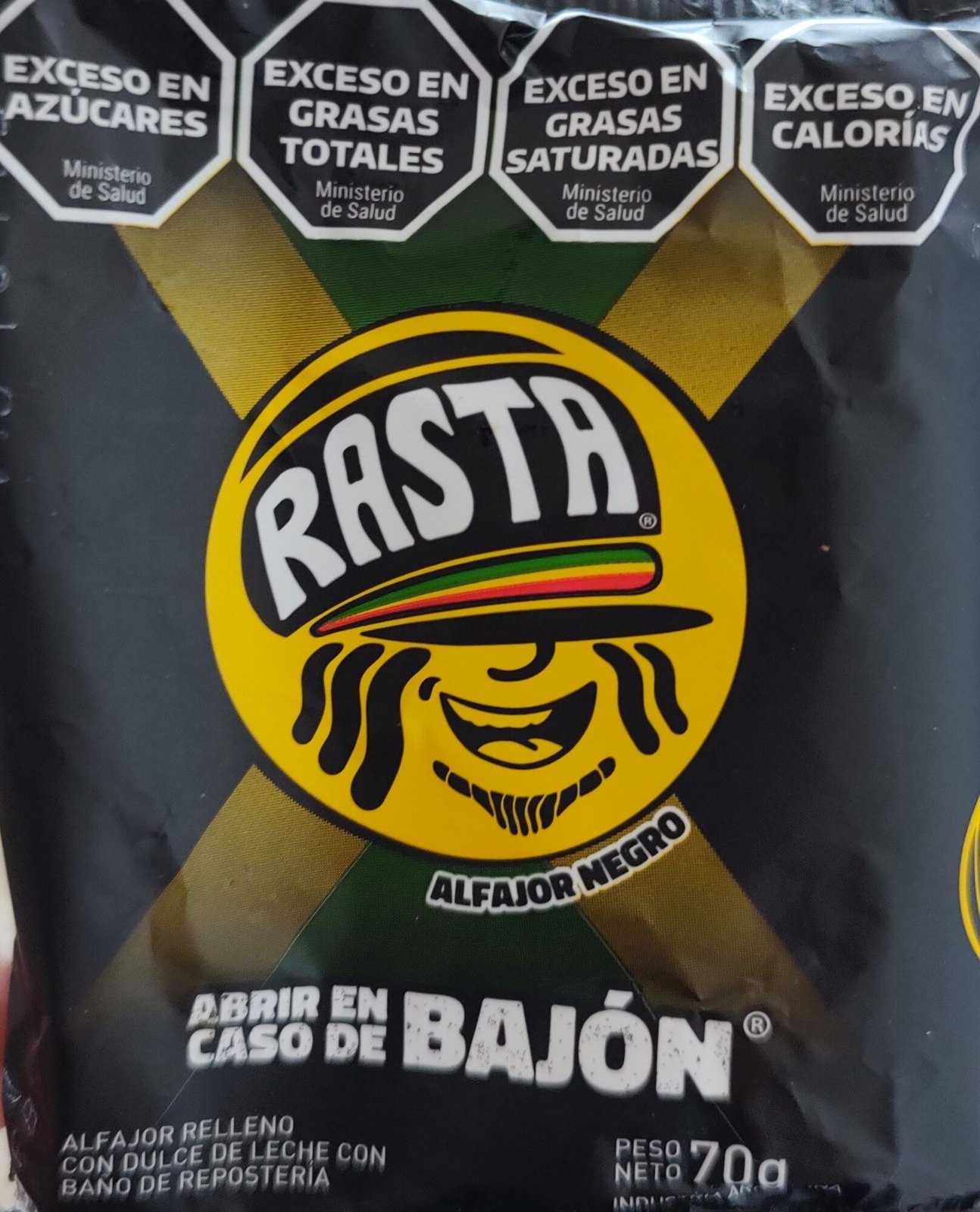 Alfajor Negro Rasta